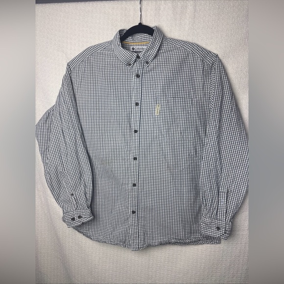 Columbia Other - Columbia Men's Black and White Checkered‎ Shirt